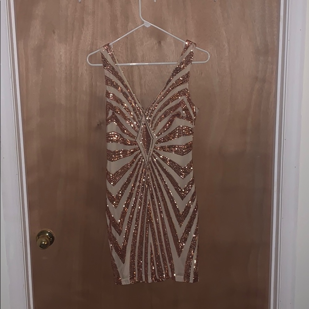 Nude Sparkly Dress